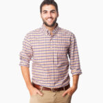 Blue Casual Check Shirt